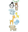 Детски декоративен стикер Animaux-1 снимка