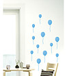 Детски декоративен стикер Сини балони-0 снимка