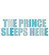 Детски декоративен стикер The prince sleeps here-1 снимка