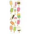Декоративен стикер Сладоледи-1 снимка