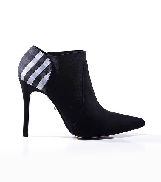 Черни дамски кожени обувки Taisa снимка