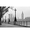 Черно-бял фототапет от 8 части London Fog-1 снимка