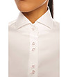 Бяла памучна дамска риза Ivon-4 снимка