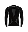 Мъжка спортна блуза в черно и сиво -1 снимка