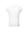 Бяла памучна мъжка тениска Sea world-1 снимка