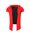 Памучна мъжка блуза в червено и черно Force-0 снимка