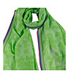 Зелен памучен дамски шал Carmen-1 снимка
