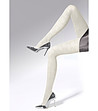 Фигурален чорапогащник в цвят екрю 50 DEN Luxury-0 снимка