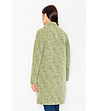 Дамско палто в зелен меланж Frida-1 снимка