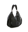 Черна дамска чанта от естествена кожа Blanch-1 снимка