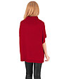 Червена плетена дамска блуза Sidney-1 снимка