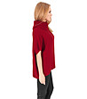 Червена плетена дамска блуза Sidney-2 снимка
