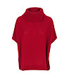 Червен дамски пуловер Sidney-3 снимка