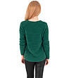 Зелена пухкава дамска блуза Shirley-1 снимка
