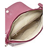 Koжена дамска чанта за рамо във вишнев нюанс Jeanni-3 снимка