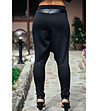 Черен дамски панталон тип потури-1 снимка