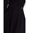 Черна асиметрична рокля Vanessa-4 снимка