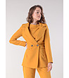 Дамско сако в цвят камел-0 снимка
