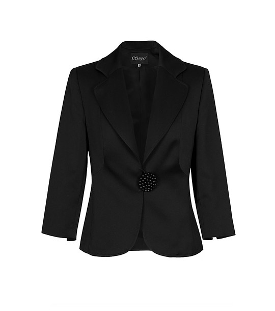 Черно дамско сако Sesilia снимка