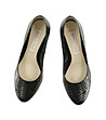 Дамски черни кожени обувки Patricia-1 снимка