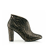 Черни дамски затворени обувки със зеброви шарки Fresia-0 снимка