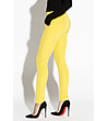Дамски слим панталон в цвят лимон Celina-2 снимка