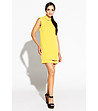 Къса рокля в цвят лимон Dalia-2 снимка
