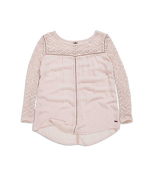 Дамска блуза в бледорозово Salina снимка