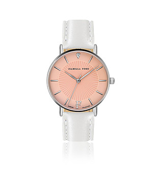 Дамски часовник в сребристо, розово и бяло Allure снимка
