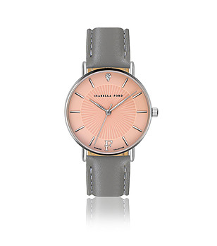 Дамски часовник в сребристо, розово и сиво Allure снимка