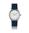 Сребрист дамски часовник със синя каишка Adore -0 снимка