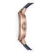 Розовозлатист дамски часовник със синя каишка Aurora -2 снимка