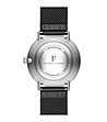 Черен дамски часовник със сребрист корпус Désirée -3 снимка