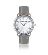 Дамски сребрист часовник със сива каишка Serenity -0 снимка
