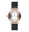 Черен дамски часовник с розовозлатист корпус Portia-3 снимка