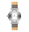 Дамски часовник в сребристо със сива каишка Audrey -3 снимка