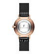 Черен дамски часовник с розовозлатист корпус Ophelia-3 снимка