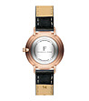 Дамски часовник в черно и розовозлатисто Ophelia -3 снимка