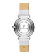 Дамски часовник в бяло и сребристо Demi -3 снимка