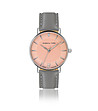 Розовозлатист дамски часовник със сива допълнителна каишка Allure  -2 снимка