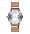 Розовозлатист дамски часовник със сива допълнителна каишка Allure  -4 снимка