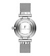 Сребрист дамски часовник с допълнителна сива каишка Audrey -4 снимка