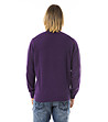 Лилав мъжки пуловер с вълна и кашмир Sammy-1 снимка