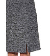 Трапецовидна пола в сив меланж Brina-2 снимка