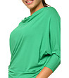 Дамска зелена блуза Ashley-3 снимка