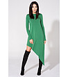 Зелена асиметрична рокля Adesina-0 снимка