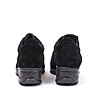 Черни кожени дамски спортни обувки Shania-3 снимка