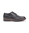 Мъжки черни кожени обувки Ceresara-0 снимка