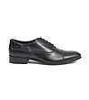 Черни мъжки кожени обувки Alme-0 снимка