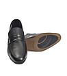 Кожени черни мъжки обувки Amalfi-1 снимка
